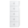 thumbnail image 2 of Hodedah Armoire de Rangement Polyvalente à 10 Portes Fermées pour la Maison et le Bureau, Blanc, 2 of 9