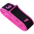 thumbnail image 3 of Banda elástica latina Correas de estiramiento de baile Banda elástica para gimnasio Yoga Fitness Bailarina Gimnasia Ejercicio, rosa roja, 3 of 5