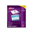 thumbnail image 1 of Avery Porte-Badge Nominatif, Pince, Transparent, 100 Unités, 1 of 2