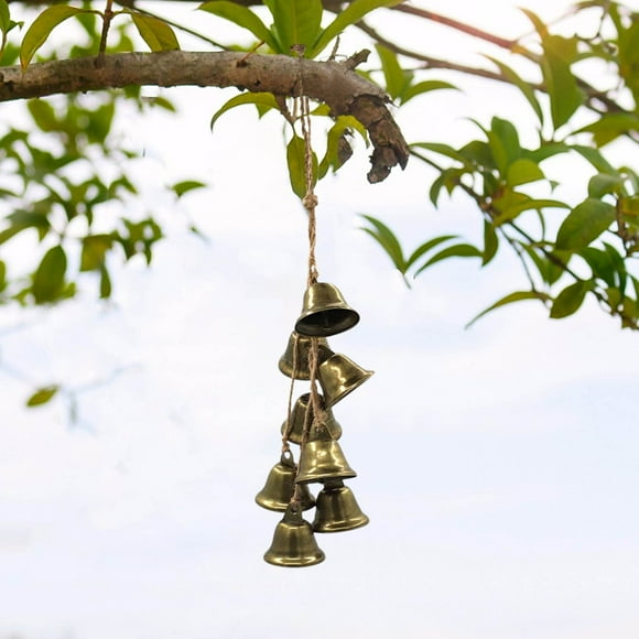 TopLLC Witch Bells Protection For Door Knob Hanger Wind Chimes Witchy Things Clear Negative Energy Witchcraft Supplies For Boho Home Room Decor