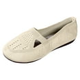 thumbnail image 1 of HBFAGFB Chaussures à Enfiler Femmes Dames Respirantes en Maille Ajourée Légères Chaussures de Marche Blanches Taille 40, 1 of 8