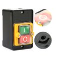 thumbnail image 3 of Push Button Switch AC220V 380V 10A Waterproof ON OFF Self Locking with Interior Screw Terminals, for Mechanical Equipment, 3 of 7
