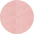 thumbnail image 1 of Ahgly Company Machine Washable Indoor Round Transitional Pastel Red Pink Area Rugs, 7' Round, 1 of 7
