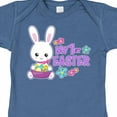 thumbnail image 4 of Inktastic My 1st Easter with Bunny and Easter Basket Girls Baby Bodysuit, 4 of 5