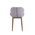 thumbnail image 5 of HomeRoots Kitchen 29" Grey Fabric and Metal Dining Chair 283715-Grey, 5 of 5