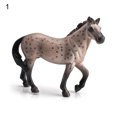 thumbnail image 1 of HEVIRGO Horse Model Rust-proof Excellent Craftmanship Micro Decor Knapostu Stallion Pint Mare Action Figures Toy for Shelf Decor, 1 of 10