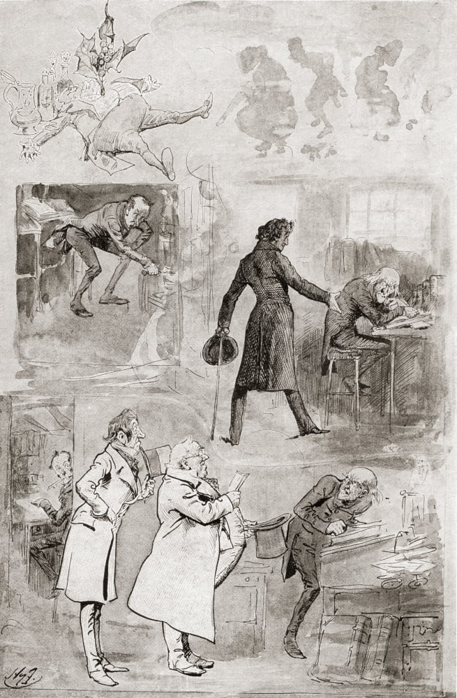 Scrooge Objects to Christmas Out upon merrry Christmas If I could work my will said Scrooge every idiot who goes about with Merry Christmas on his lips should be boiled with his own pudding and buried