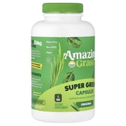 Amazing Grass, Greens Blend Superfood Capsules, 150 Capsules, 30 Servings