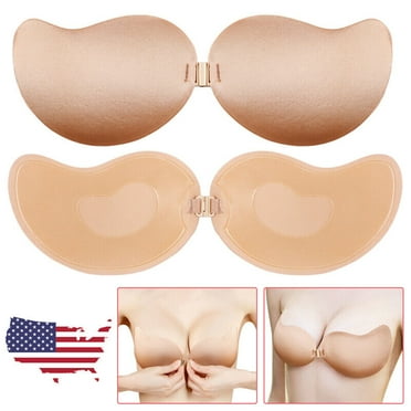 Silicone Gel Invisible Bra Self-adhesive Push Up Strapless Backless Stick On