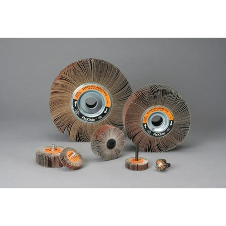 

Standard Abrasives A/O Flexible Flap Wheel 613425 2 in x 1 in x 1/4 in 60 10 per inner 100 per case
