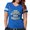 Royal Blue, variant on CafePress - Team Comma Gld T T Shirt - Womens Football Shirt