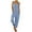 Light Blue jumpsuits for womens, variant on clear 50% off Usmixi Jumpsuits for Women Dressy Casual Solid Soft Cotton Linen Button Strap Long Jumpsuits Overalls with Pocket Summer Round Neck Sleeveless Plain Maxi Formal Rompers Light Blue xxl