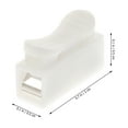 thumbnail image 4 of Quick Terminal Electrical Cable Connectors Splice Blocks for Wire Connecting Self-locking White, 4 of 6