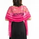 thumbnail image 1 of Sonducket Bufanda para mujer, bufandas, chales con borlas de flores, elegante capa nupcial para dama de honor, capa de boda, chal Vintage Ropa, zapatos y accesorios Miscelánea Rosa roja, 1 of 6