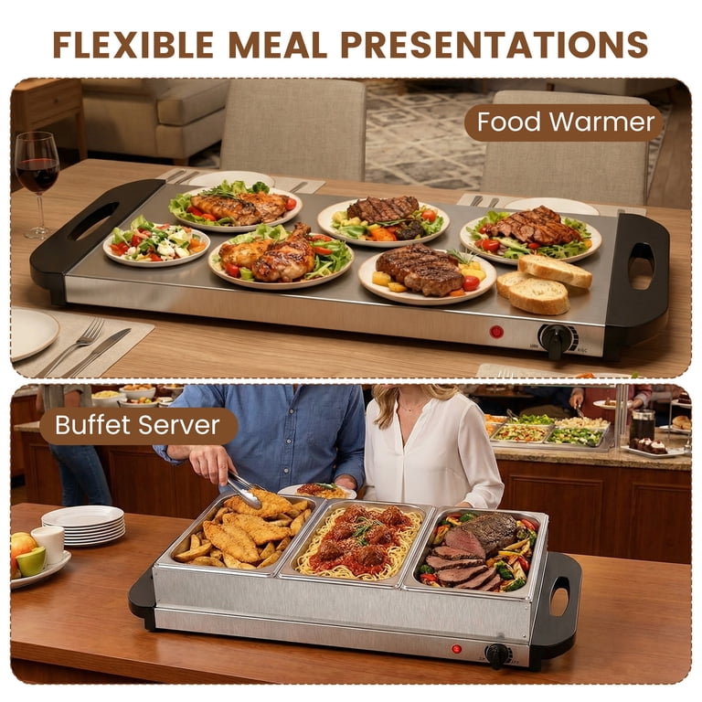 JIOABL 7.5 Quart Buffet Server With Temperature Control photo 7