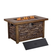 Firepits All TerraFab Internal Gas Tank For Outdoor Use Round