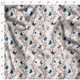 thumbnail image 4 of Soimoi White polyester Crepe Fabric Flower & Butterfly Print Fabric by The Yard 52 Inch Wide, 4 of 5