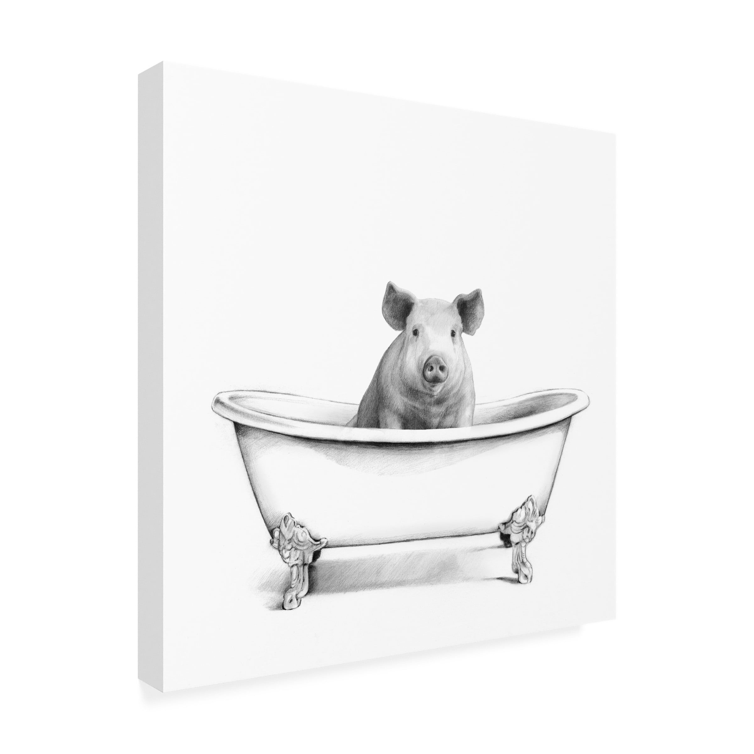 Victoria Borges 'Clawfoot Critter I' Canvas Art