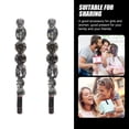 thumbnail image 2 of TEHAUX Épingles à Cheveux pour Femmes 2 Pcs Barrettes en Cristal Noir pour Réunion, 2 of 8