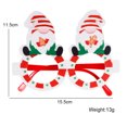thumbnail image 1 of Vidrio lindo del muñeco de nieve de Papá Noel de la Navidad de la historieta de alta calidad para la decoración de la fiesta de Navidad suministros del partido de la promoción de los niños, 1 of 4
