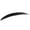 Unpainted Black, variant on Ikon Motorsports Trunk Spoiler Compatible With 2004-2010 BMW E60 5 Series Sedan Painted #475 Black Sapphire Metallic ABS High Kick Performance Style Rear Spoiler Wing