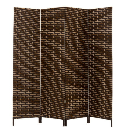 thy freestanding divider hinged woven bamboo folding collectibles panels portable decorative privacy panel screen dialog displays option button additional opens