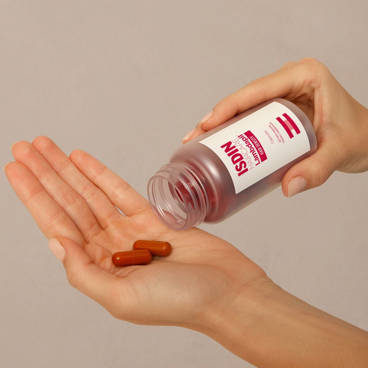 ISDIN Lambdapil Hair Density Capsules: Hair Thickening Vitamin Capsules for thinning hair, 60 Capsules.