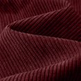 thumbnail image 6 of EANJE Mens Casual Set 2 Piece Corduroy Outfit Button Down Collared Jacket Long Sleeve Pants Classic Fit Casual Streetwear Tracksuit with Pockets Wine L, 6 of 6