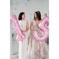 thumbnail image 4 of Decoración con globos PLAP con el número 5 de feliz cumpleaños, color rosa, 4 of 4