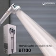 thumbnail image 7 of POSEION BT100 SW Filtered Shower Head – Handheld, High Pressure, Magnetized Sediment Filter, Ultrafine Water Stream, Spa-Like Comfort,  Build, Made in Korea, 7 of 7