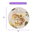 thumbnail image 5 of Happy Women's Day Maine Coon Sunflower Vintage Proud Mom Ceramic Round Ornament Cat Lover Kitten Owner Gifts Home Tree Decor - 02030, 5 of 5