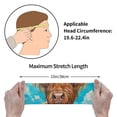 thumbnail image 4 of Picia Cute Cow Sunflowers Art Print Mens Running Headband,Mens Sweatband Sports Headband for Running,Cycling,Basketball,Yoga,Fitness Workout, 4 of 9