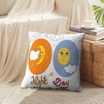 thumbnail image 4 of LALILO Throw Pillow Covers White Circle Month With Stars And Sun Cushion Cover 18" x 18", 2 Pack, 4 of 6