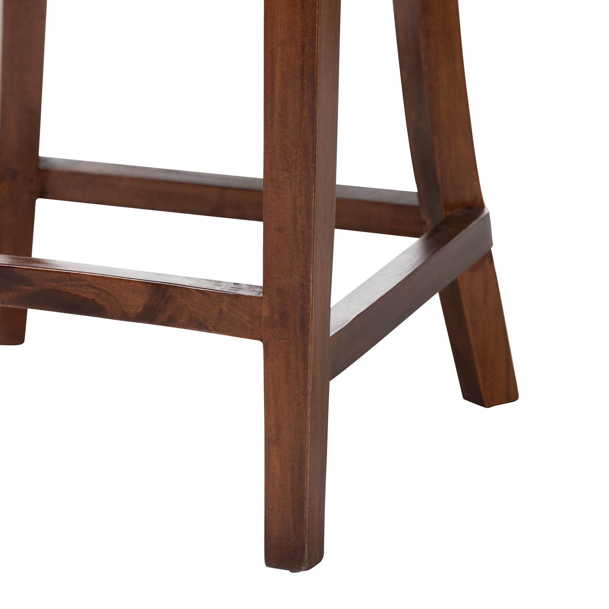 bali & pari Franco Boho Counter Stool, Counter Height, Natural Rattan