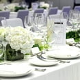 thumbnail image 5 of Arkwright Polyester Tablecloths (Pack of 6), Reusable, 72 x 72 in., White, 5 of 6