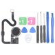 thumbnail image 1 of Cable flexible de botón de inicio PCB, Cable flexible de botón de Sensor de huellas dactilares para teléfono inteligente Google Pixel 3A, color negro, 1 of 10