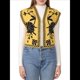 thumbnail image 3 of Chaleco de Vaquera, Atuendo Occidental para Mujer, Chaleco Bordado, Cárdigan Corto Sin Mangas, Top Bohemio. Negro y Dorado S, 3 of 8