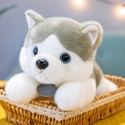 NWJ Husky Dog Plush Toy - Large Adorable Stuffed Animal, Soft Sleep Pillow for Kids, Perfect Cuddle Companion