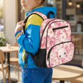 thumbnail image 2 of KUIFORTI Blossoms Axolotl Toddler Backpack for Girls Kids School Bag with Side Pockets Adjustable Straps Lightweight for Preschool Kindergarten Back to School Supplies, 2 of 7