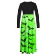 thumbnail image 5 of Long Sleeve Dress,3/4 Sleeve Dress for Women,Womens Fashion Printed Long Sleeve Round-Neck Pullover Patchwork Dress,Dress for Women Casual,Dress with Sleeves, 5 of 5