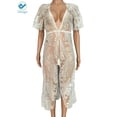 thumbnail image 3 of Deago Women 's Sexy Floral Sheer Lace Bikini Cover up Summer Beach Dress Sleepwear Nightgown Chemise, 3 of 5