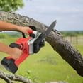 thumbnail image 5 of Portable Brushless Chainsaw 16-Inch Electric Chainsaw Cordless Chain Saw with 2 Chains for Wood Cutting, Logging and Tree Trimming Red, Black, 5 of 25