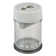 Helix Canister 2 Hole Pencil Sharpener, Assorted Colors
