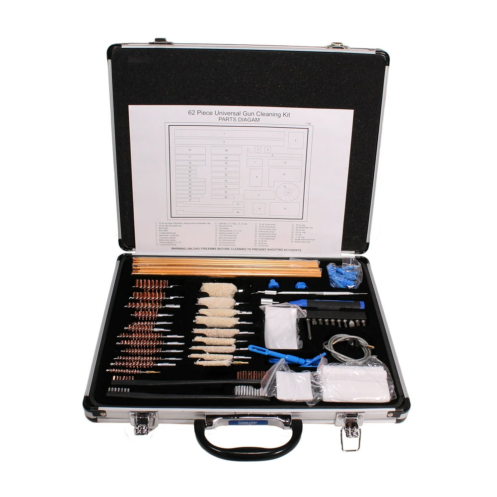 DAC Gunmaster 62 Piece Super Deluxe Universal Cleaning Kit Walmart
