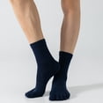 thumbnail image 6 of Yawlsow 6 Pairs Mens Toe Socks Crew Cotton Five Finger Socks for Athletic Running, 6 of 8