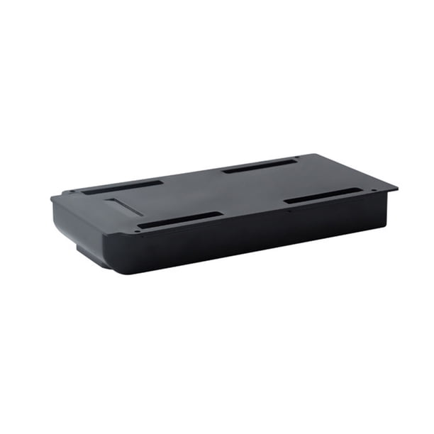 Organizador deslizable autoadhesivo debajo del escritorio, caja de almacenamiento extraíble oculta para herramientas de maquillaje, bolígrafos y artículos de papelería.