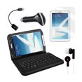 thumbnail image 2 of Bluetooth Keyboard Folio with Earphones, Screen Protector, OTG Cable, and More for Samsung Galaxy Note 8" Tablet, 2 of 2