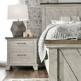 thumbnail image 3 of Steve Silver Bear Creek Rustic Ivory Queen Panel Bed, 3 of 8