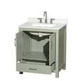 thumbnail image 6 of Wyndham Collection Wcs141430s-Qtz-Us3mxx Sheffield 30" Free Standing Single Basin Vanity, 6 of 7