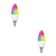 thumbnail image 4 of Bewildely Smart WiFi Tuya LED Light E14 Bulbs Waterproof Lighting C37 Decoration Party Control Dimmable Brightness IP55 RGB 500LM Voice 1 2piezas, 4 of 6